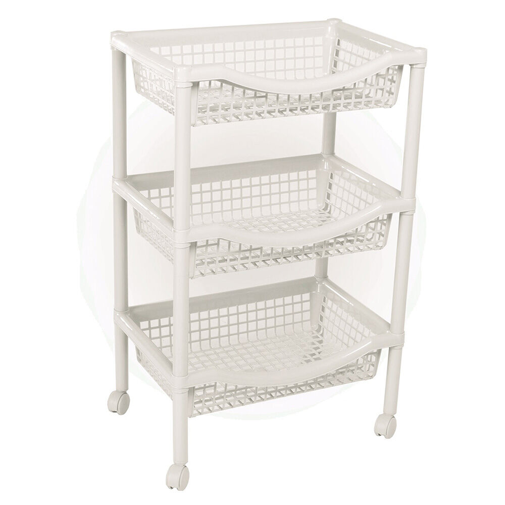 Canasta Movil Rimax Rectangular Blanco