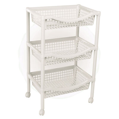 Imagen 1 del producto Canasta Movil Rimax Rectangular Blanco