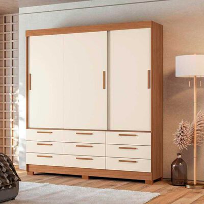 Imagen 1 del producto Clóset Onessta Morretes 3 Puertas 9 Cajones Arena