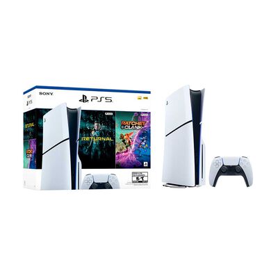 Imagen 1 del producto Consola Sony PlayStation 5 Slim con Disco + 2 Juegos + Control