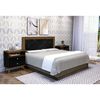 Combo Cama Europea Rosen 2 Plazas Ergo T + Respaldo + 2 Veladores Dreams 2 Plazas Treliza Negro + Calientacama Análogo Kioto CC2 2 Plazas