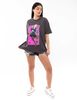 Polera Estampada Anime Oversized Manga Corta Mujer Icono