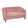 Juego de Living Innovamuebles Rio Sofá 2 Cuerpos + Dos Sillones 1 Cuerpo Rosa