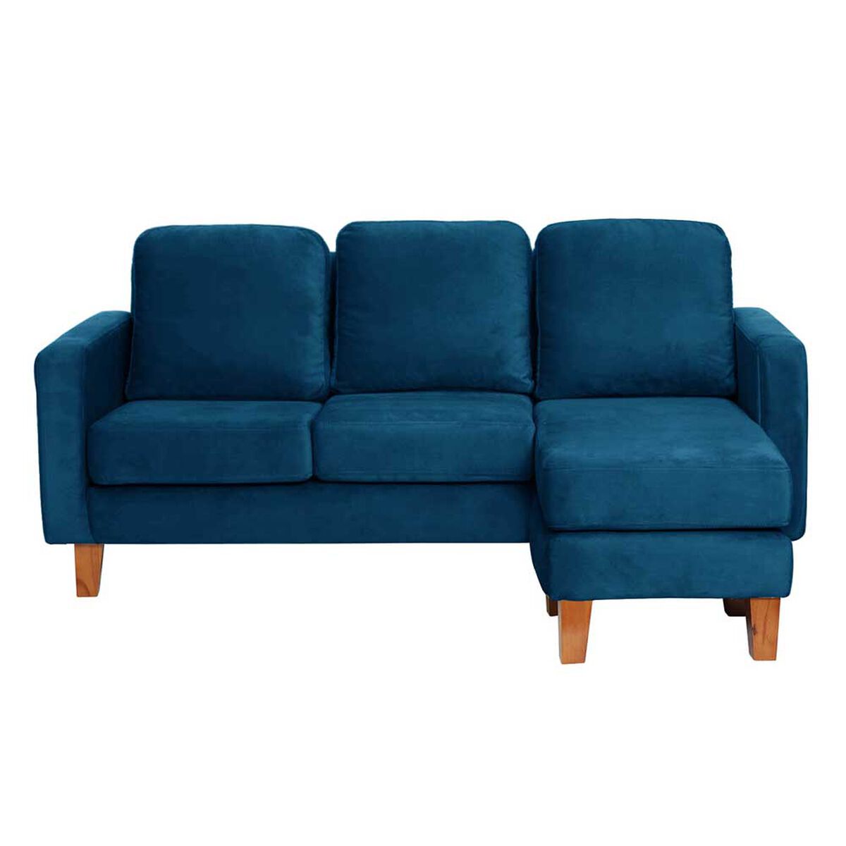Sofá Seccional Intercambiable Latam Home Venecia 3 Cuerpos Azul Petróleo