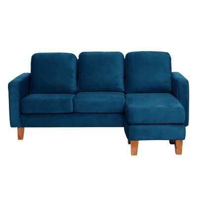 Sofá Seccional Intercambiable Latam Home Venecia 3 Cuerpos Azul Petróleo