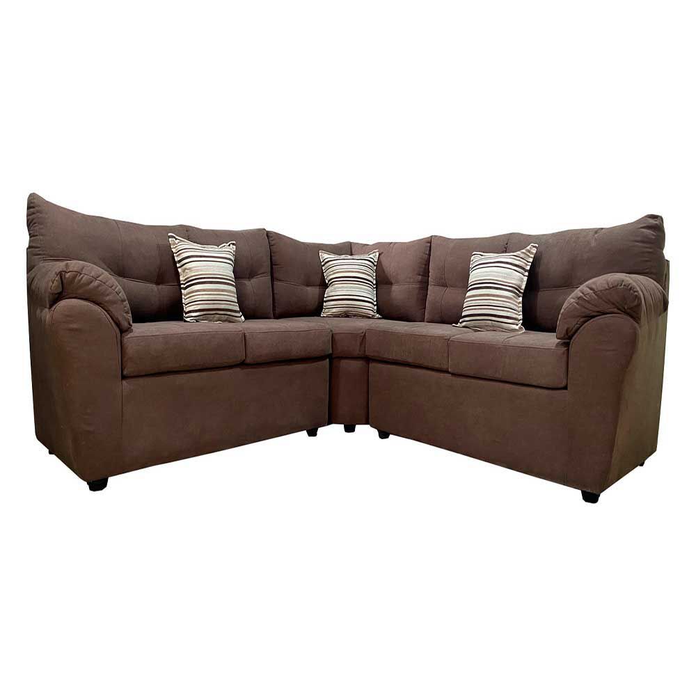 Sofá Seccional Muebles MPR New Alerce 5 Café