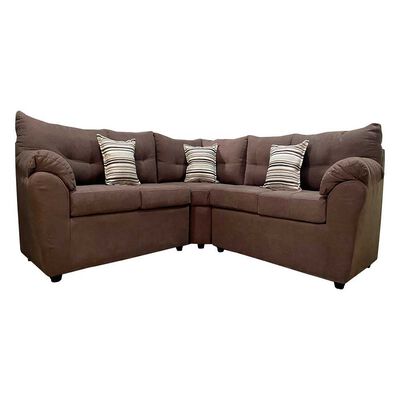 Sofá Seccional Muebles MPR New Alerce 5 Café