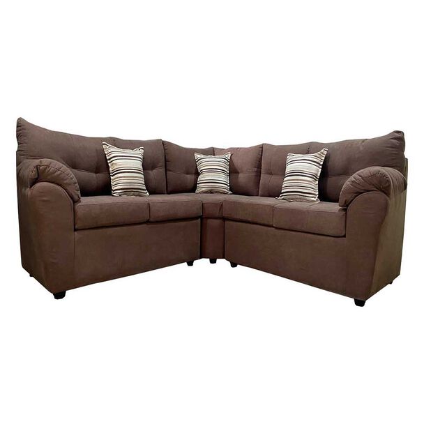 Sofá Seccional Muebles MPR New Alerce 5 Café