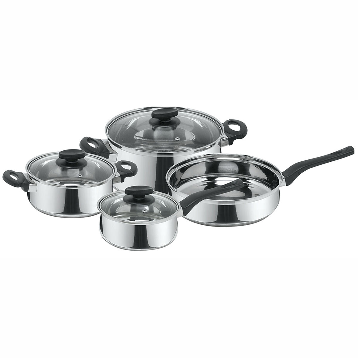 Batería de Acero Inoxidable Magefesa Deliss 7 Piezas