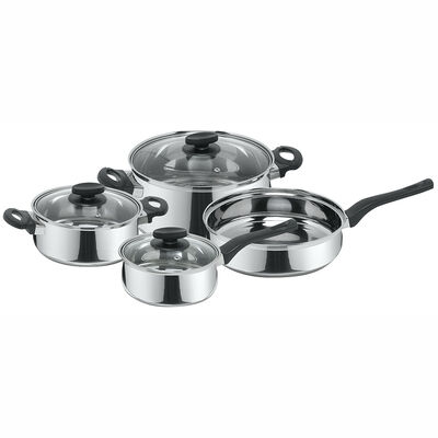 Batería de Acero Inoxidable Magefesa Deliss 7 Piezas
