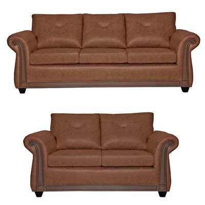 Imagen 1 del producto Juego de Living Black Factory Bristol 5 Cuerpos Café