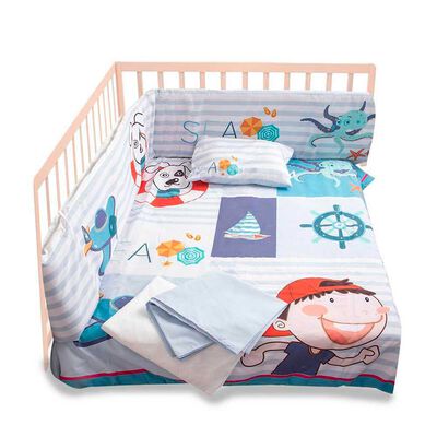 Imagen 2 del producto Set de Cuna Perrito Marino 5 Piezas Bebesit