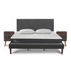 Cama Europea CIC King New Ortopedic + Respaldo Eufrates + 2 Veladores + Almohadas Viscoel&aacute;sticas