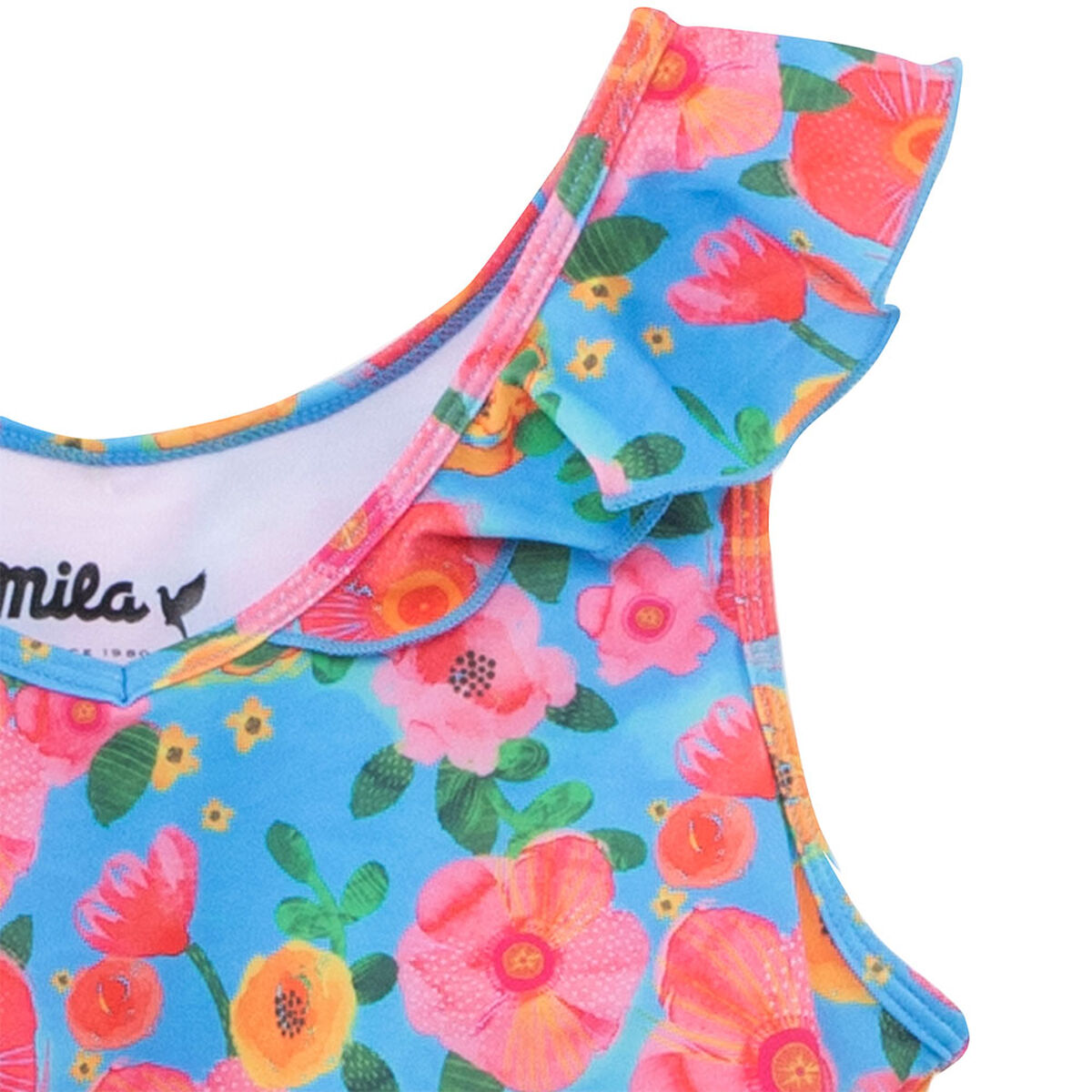 Traje de Ba&ntilde;o Floreado Ni&ntilde;a Mila