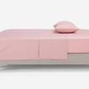 Juego de Sábanas Rosen 144 Hilos 1 Plaza Polycotton Lisa Rosa