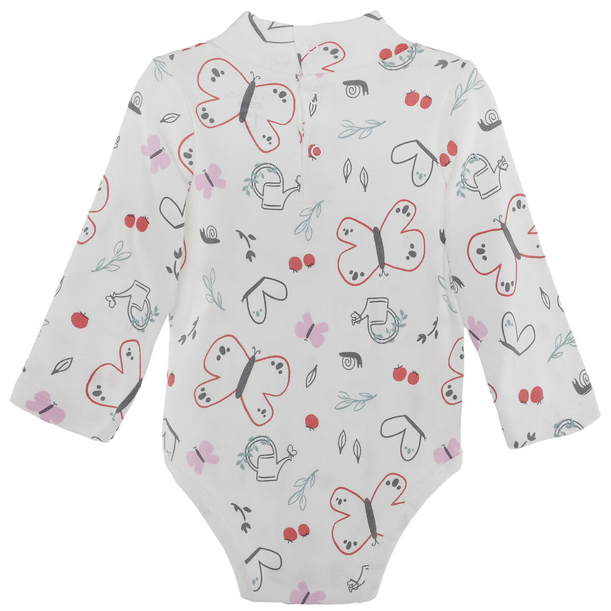 Pack 2 Unidades Body Beatle Manga Larga de Algod&oacute;n Beba Chess Baby