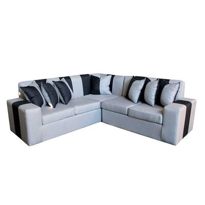 Sof&aacute; Secccional Muebles MYM Victor 4 Cuerpos Gris Negro