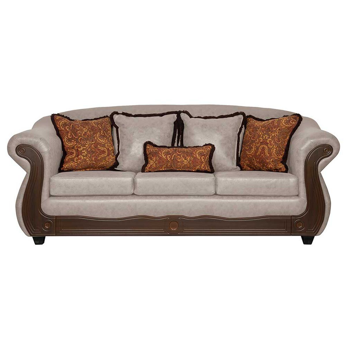 Juego de Living Black Factory Estambul 5 Cuerpos Crema