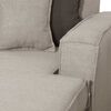 Sofá Seccional Black Factory Berta 4 Cuerpos Beige