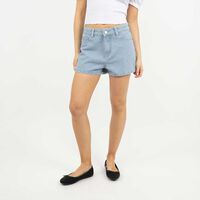 Short Corto Mujer Icono Celeste, Rosado