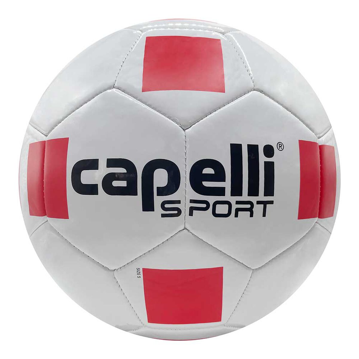 Balón de Fútbol Rojo Capelli