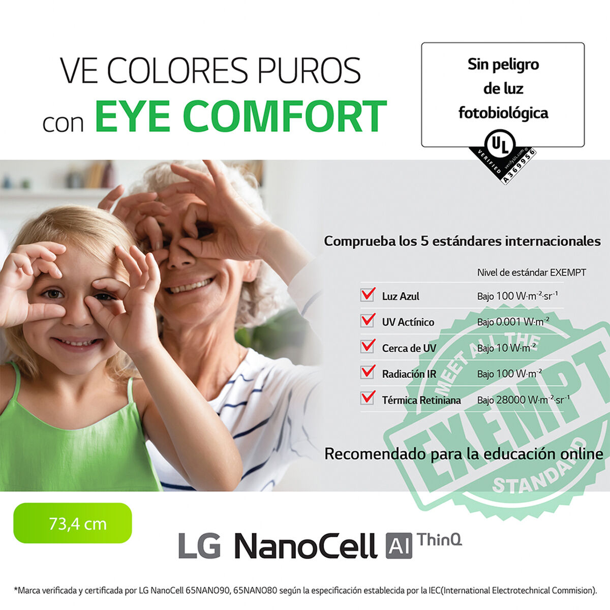 LED 55" LG 55NANO79 Smart TV 4K Nanocell