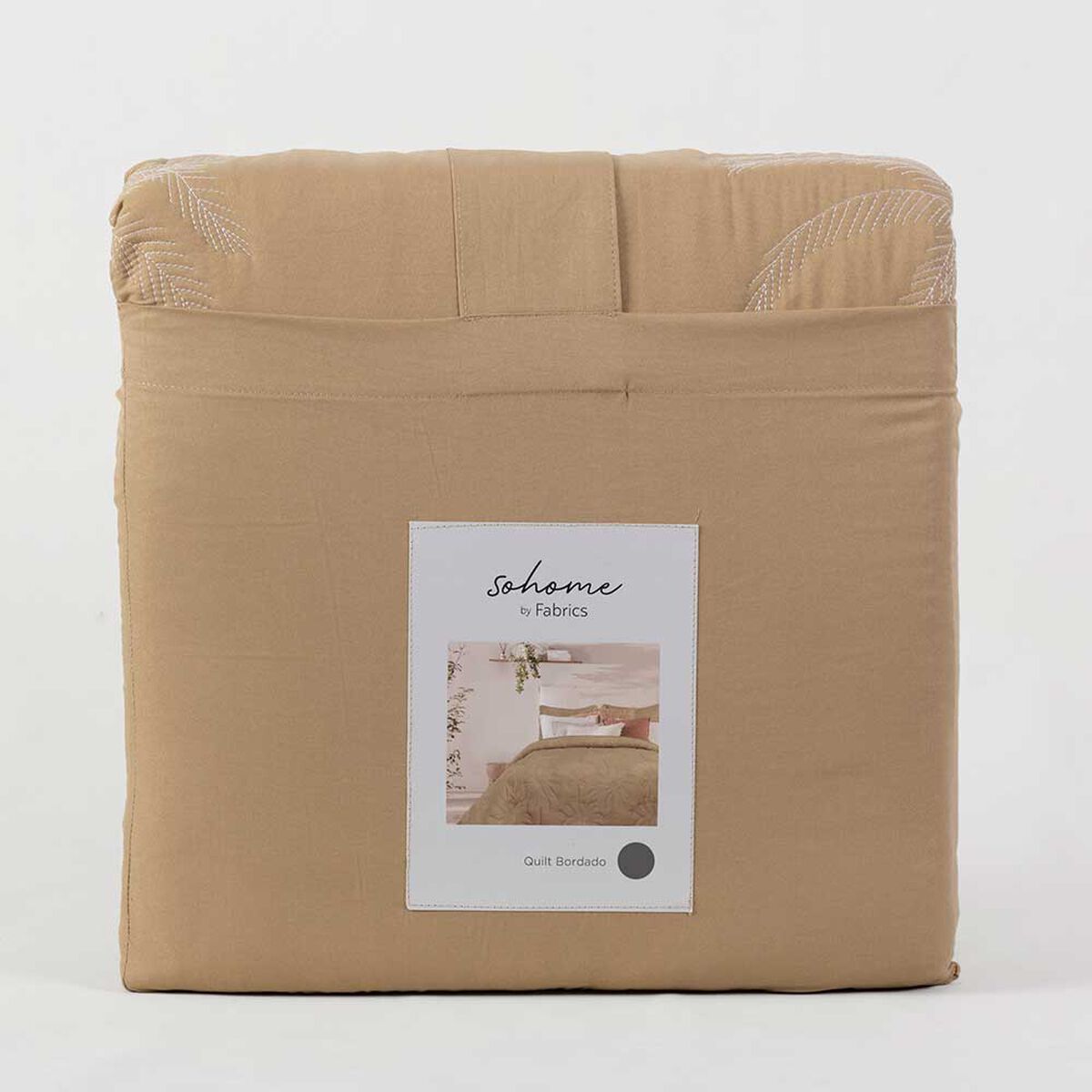 Quilt SoHome 2 Plazas Jungle Camel