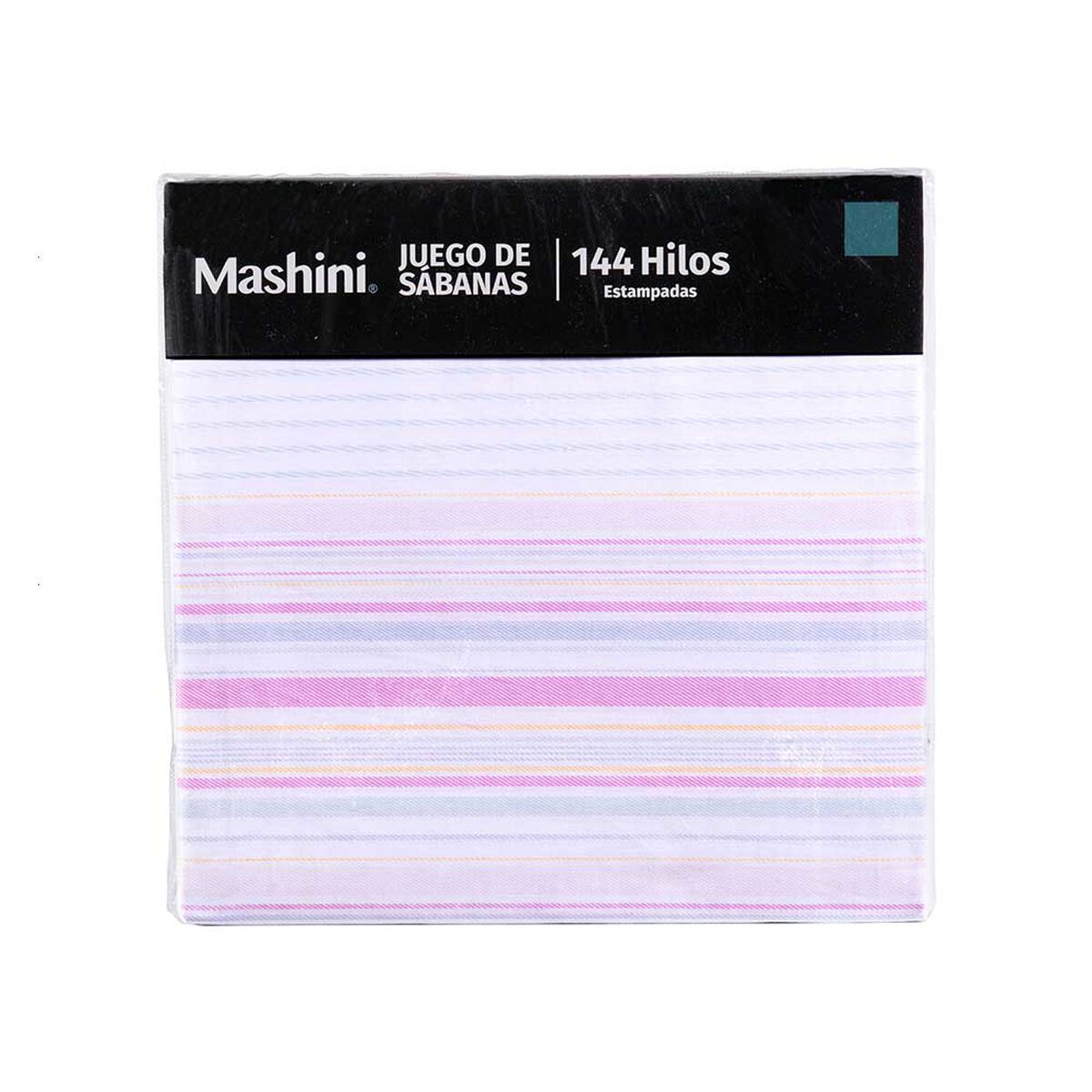 Juego de S&aacute;banas Estampada Mashini 144 Hilos King Cherries