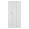 Clóset TuHome Z-90 3 Puertas 1 Cajón Blanco Marquez