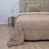 Cubrecama Doral 1,5 Plazas Beige Outboss Sherpa