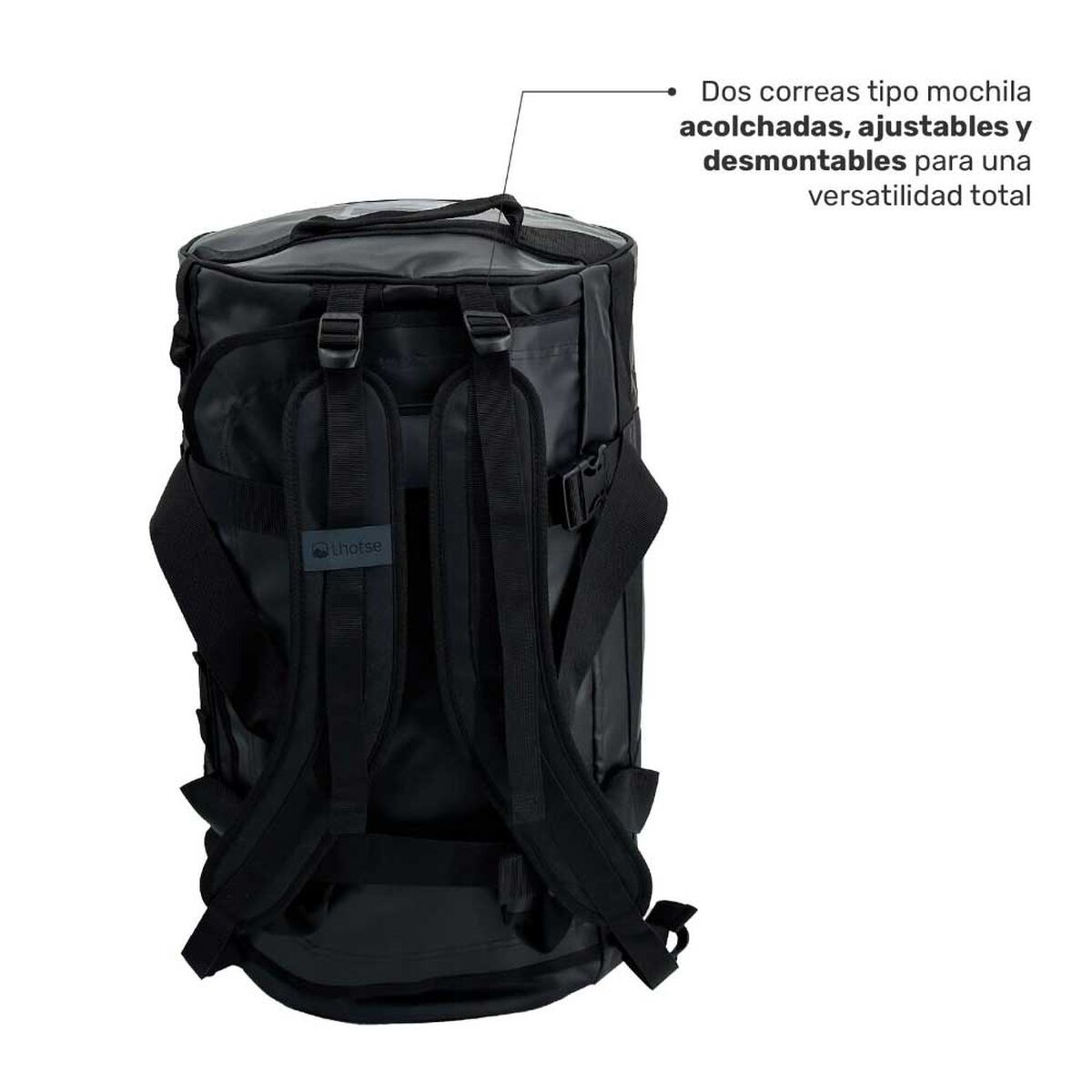 Bolso Deportivo Lhotse Duffel 30 Lts Negro