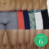 Pack 6 Bóxer Medio Algodón Hombre Palmers