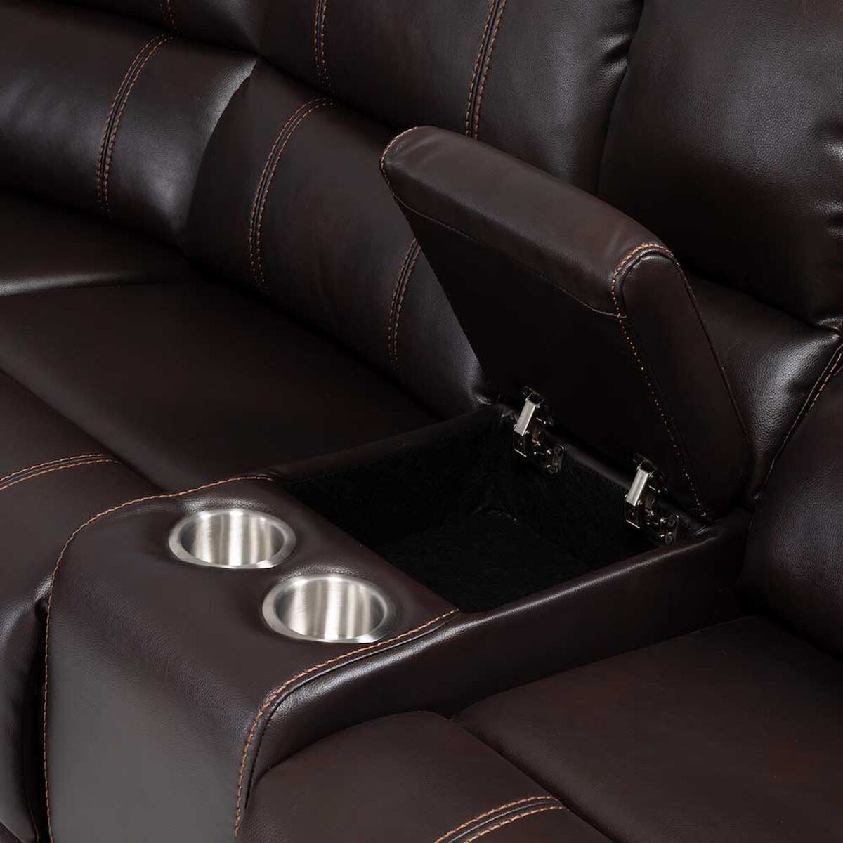 Sof&aacute; Seccional Izquierdo Daniels 5 Cuerpos Caf&eacute;