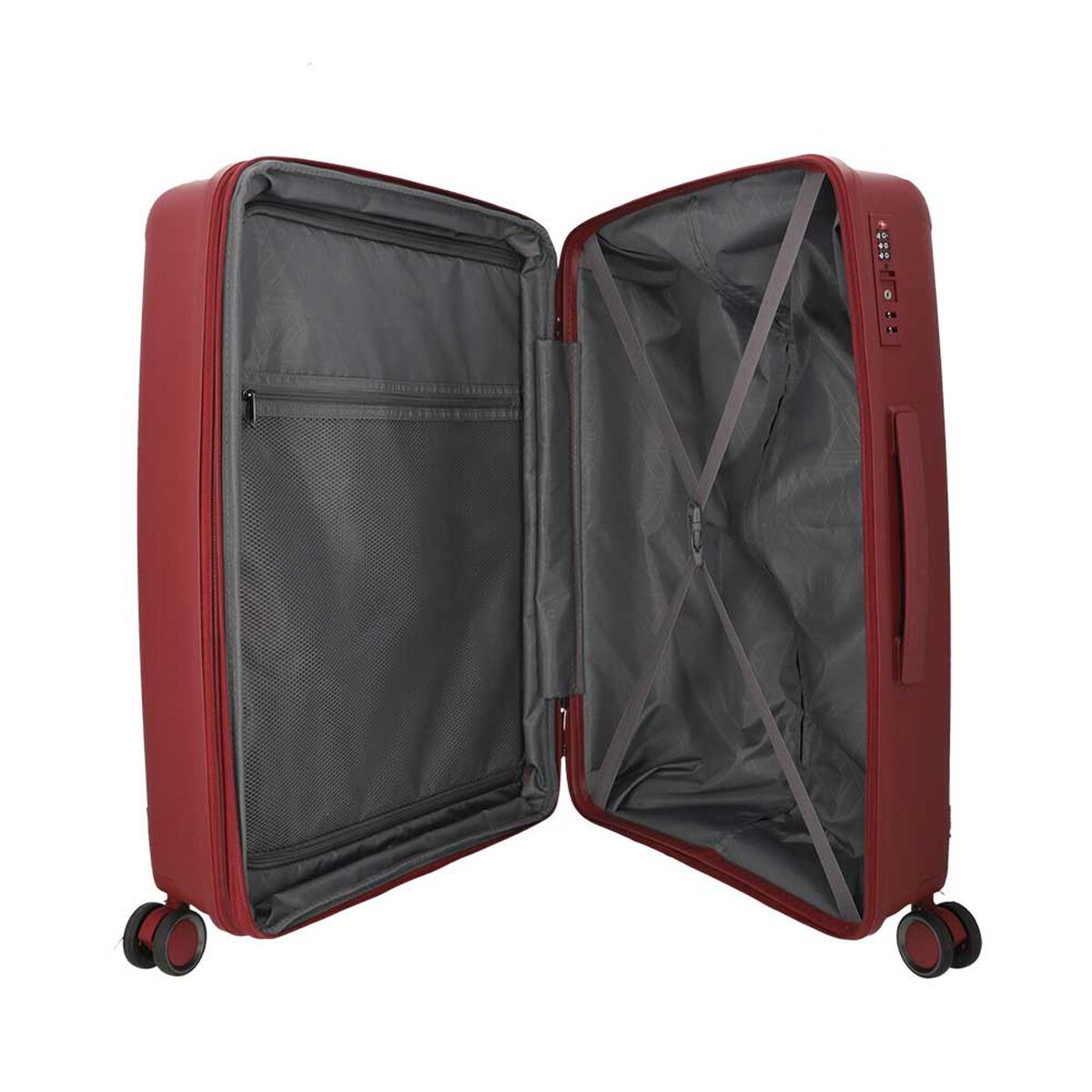 Maleta Saxoline Moonstone Rojo 105 lt L