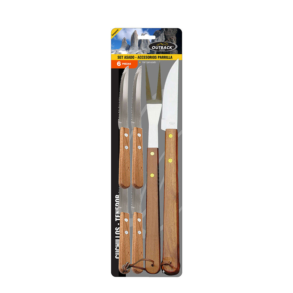 OUTBACK Set De Cuchillos Asados Para Carne