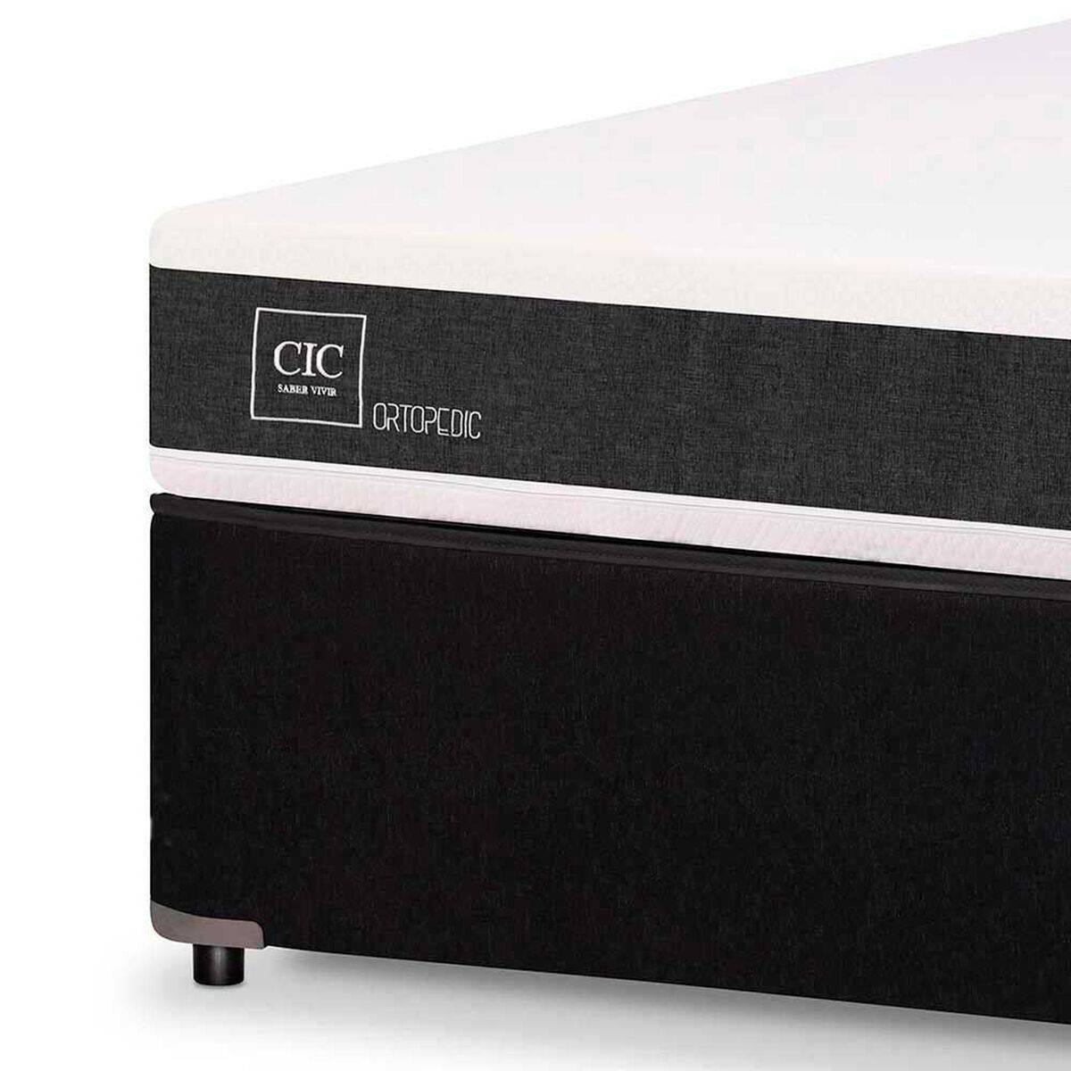 Cama Nido CIC 1,5 Plazas Ortopedic + Respaldo + Velador Dublin