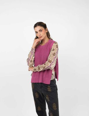 Imagen 1 del producto Sweater Sin Mangas Mujer Alma Morado