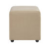 Set 2 Poufs Bodevir Cali 1 Cuerpo Beige