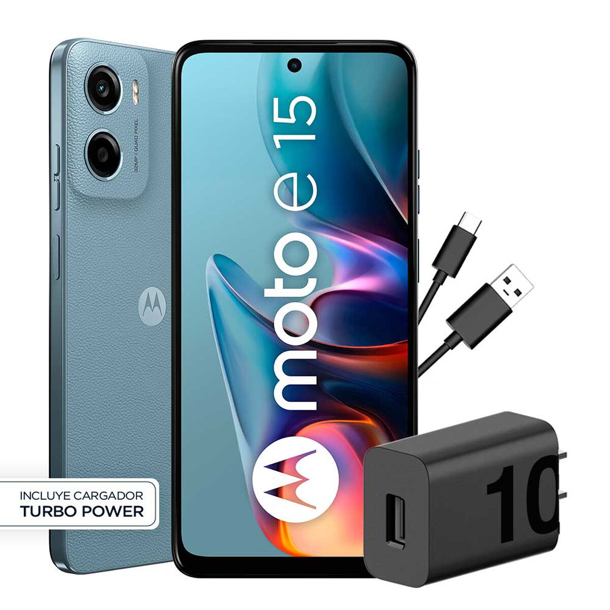 Celular Motorola Moto E15 64GB 6,7" Azul Liberado