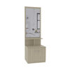 Mueble De Tocador + Velador Con Espejo Perla