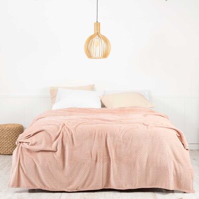 Imagen 1 del producto Frazada de Poliéster Mashini King Liso Rosado