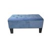 Banqueta Baúl Derecho Muebles HVM Ban Azul Petróleo