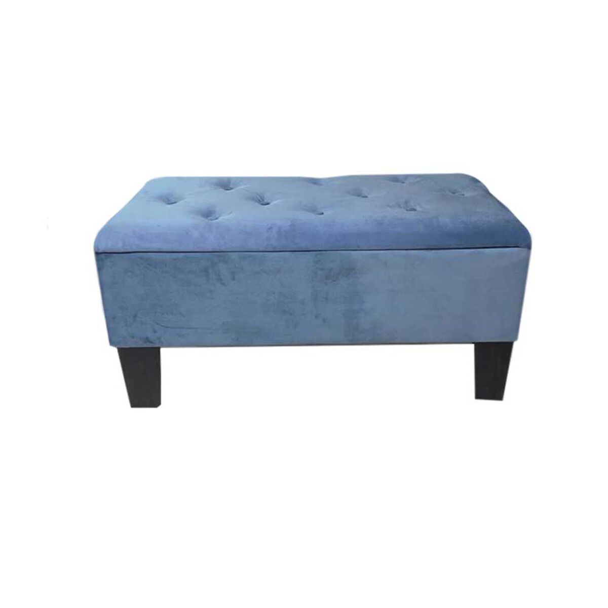 Banqueta Baúl Derecho Muebles HVM Ban Azul Petróleo