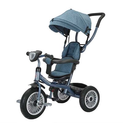 Triciclo Paseo Infantil Azul Bebesit