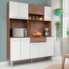 Mueble de Cocina Vekkahome Emi 1 Caj&oacute;n 9 Puertas Caf&eacute;