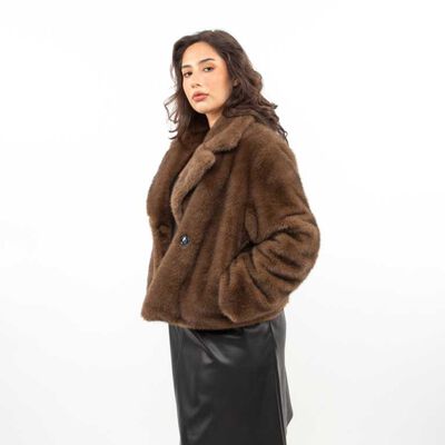 Chaqueta Peluda Mujer Extralindas