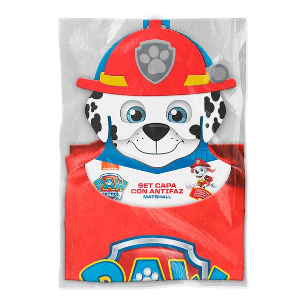 Set Capa Marshall con Antifaz Paw Patrol