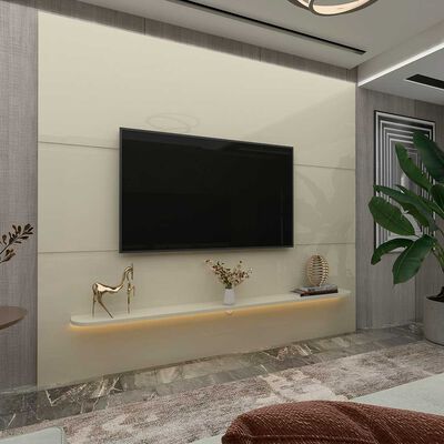 Home Decocasa royal Hasta 75" Blanco