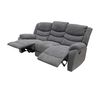 Bergere Reclinable Furnitech Atlanta 3 Cuerpos Gris