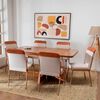 Mesa de Comedor Roca Rio 160x90cm Canela